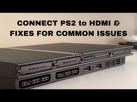 Видео: Как подключить PS2 к телевизору или монитору HDMI и как исправить черный экран PS2/распространенн...
