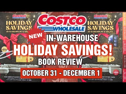 Видео: Обзор новой праздничной распродажи Costco за ноябрь 2025 года!🛒