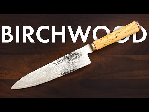 Видео: Кухонные ножи Miyabi BirchWood 5000MCD-B | Сталь MC63 | Cryodur от Zwilling