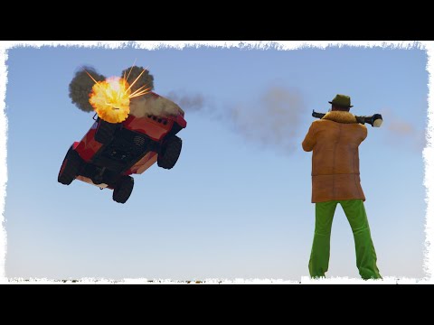 Видео: СТРЕЛЯЙ, ИНАЧЕ ОН РАЗДАВИТ ТЕБЯ!!! РПГ vs БРОНЕВИК В GTA ONLINE!!!
