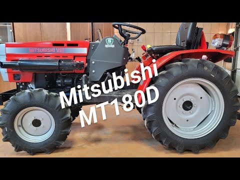 Видео: Обзор минитрактора MITSUBISHI VST MT180D 4WD #минитракторmitsubishi