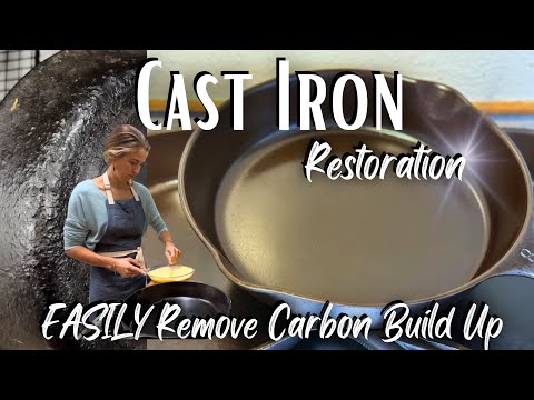 Видео: ОБРАБОТКА И ВОССТАНОВЛЕНИЕ ЧУГУННОЙ СКОВОРОДЫ ДЛЯ АНТИПРИГАРНОГО ПОВЕРХНОСТИ