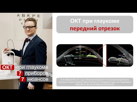 Видео: Цикл лекций по ОКТ Исследование переднего отрезка при глаукоме Пахиметрия