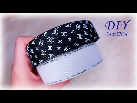 Видео: Потрясающий результат! Бантики из репсовых лент 2 5 см канзаши мк Lbeads