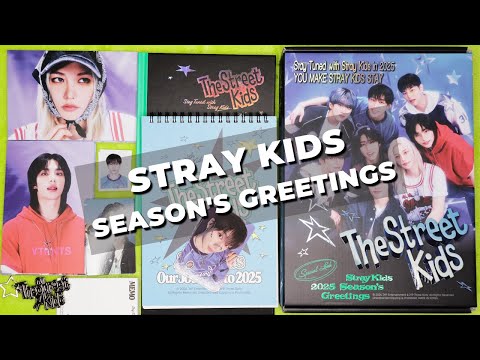 Видео: Распаковка Stray Kids 2025 Season's Greetings - The Street Kids предзаказ от Apple Music