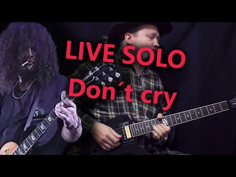 Видео: Играем концертное соло DON'T CRY - Guns N' Roses! Разбор и табы!