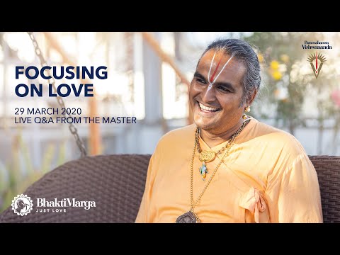 Видео: Концентрация на любви | Live Q&A from The Master 29 March 2020