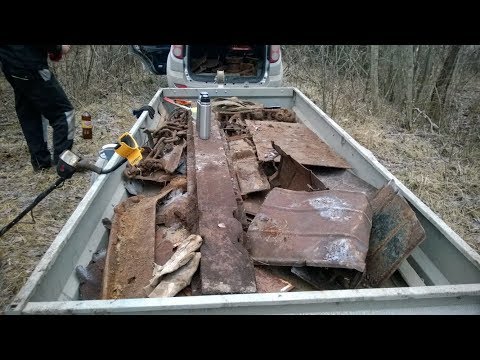 Видео: МЕГА УДАЧНАЯ РАЗВЕДКА С ОТЦОМ! Нашли клондайк. Коп металлолома - 1040 кг
