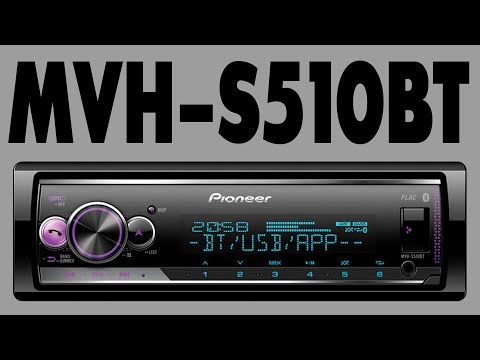 Видео: Автомагнитола Pioneer MVH-S510BT обзор основных функций, подключение Android, Bluetooth