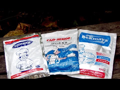 Видео: Тест-сравнение дрожжей: воронежские, саф-левюр, бекмая.