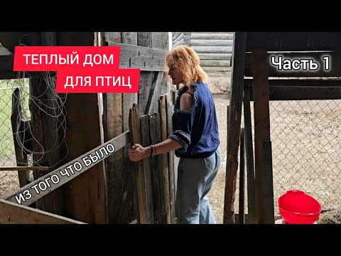 Видео: СТРОИМ ТЕПЛЫЙ КУРЯТНИК НА ЗИМУ Часть 1 | ЖИЗНЬ СИБИРСКОЙ ГЛУШИ | ОДНА В ДЕРЕВНЕ