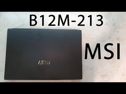 Видео: Ноутбук MSI Modern B12M-213XRU 15,6 дюймов обзор