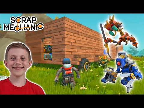 Видео: Скрап Механик выживание - Даник строит ДОМ НА КОЛЁСАХ! Игра Scrap Mechanic Survival