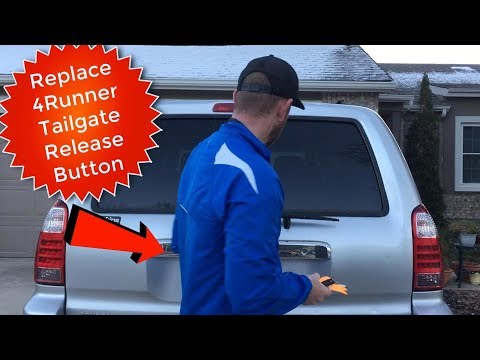 Видео: Как заменить кнопку открывания ручки задней двери/двери багажника Toyota 4Runner
