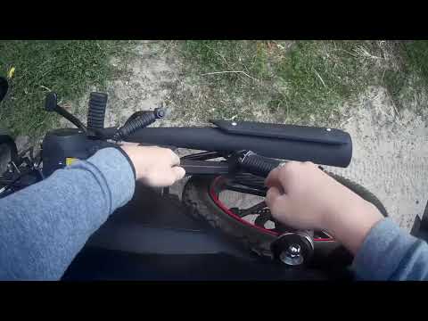 Видео: Первый мини-дальняк (7 км) на Минске д4 50(аналог альфы)! Напали собаки! Делаю бернаут на песке!