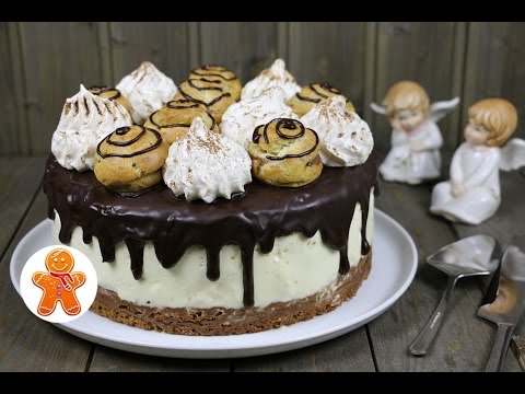 Видео: Торт с Профитролями "Шоколадные Облака" ✧ "Chocolate Clouds" Profiterole Cake (English Subtitles)