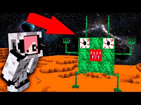 Видео: ПОДРУЖИЛАСЬ С МАРСИАНИНОМ В МАЙНКРАФТ!