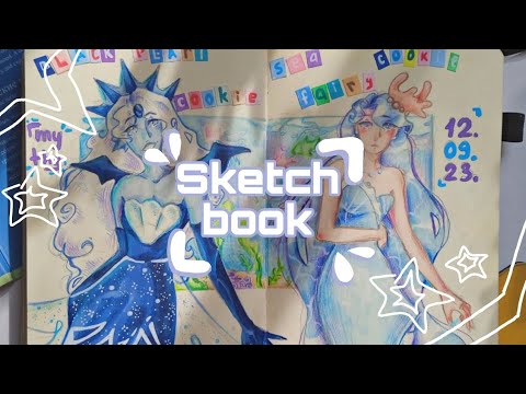 Видео: обзор на скетчбук!!