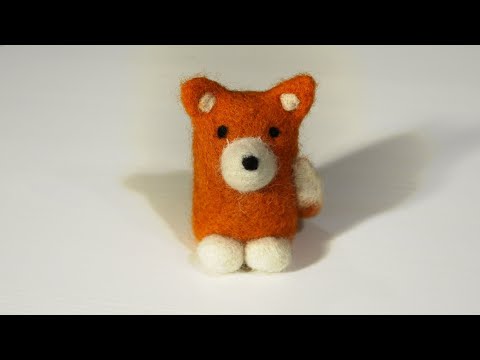 Видео: Как свалять лисёнка? Мастер-класс по сухому валянию из шерсти