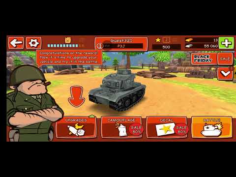 Видео: Toon Wars. Танковые покатушки