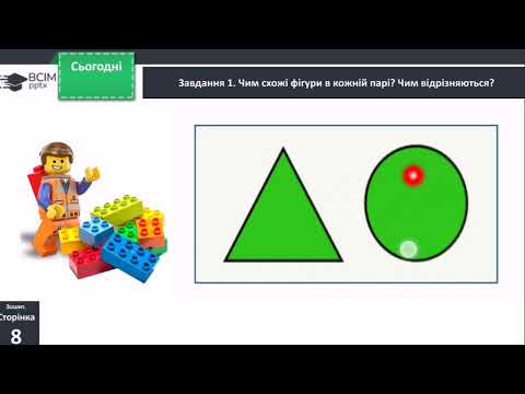 Видео: Досліджуємо ознаки об'єктів. 1 клас Скворцова