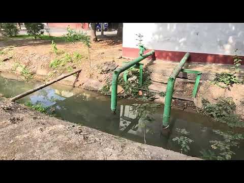 Видео: Ташкент Чиланзар, 8 квартал. Вдоль арыка.