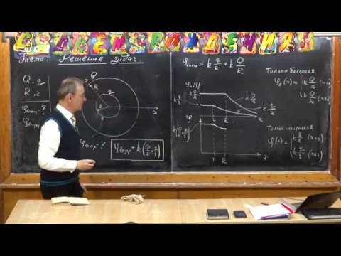 Видео: Урок 235. Задачи на электрический потенциал - 3