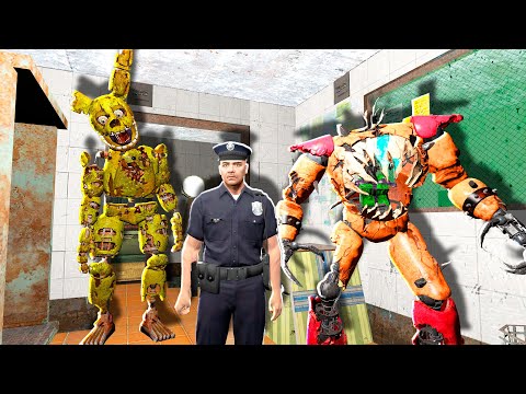 Видео: АНИМАТРОНИКИ ПУГАЮТ ОХРАННИКА FNAF 3 ► Garry's Mod