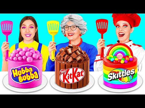 Видео: Кулинарный Челлендж: Я против Бабушки | Смешные Кулинарные Трюки от RaPaPa Challenge