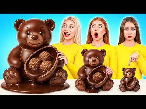 Видео: Большая, Средняя или Маленькая Тарелка Челлендж | Удивительные Лайфхаки и Хитрости от Multi DO Joy