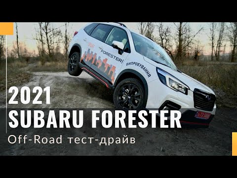 Видео: Тест-драйв Subaru Forester 2021 на бездорожье. Системы EyeSight и SI-DRIVE. Полный привод X-MODE.