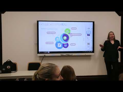 Видео: Работа с основными функциями интерактивных панелей SMART MX 2xx iQ и приложения SMART Notebook
