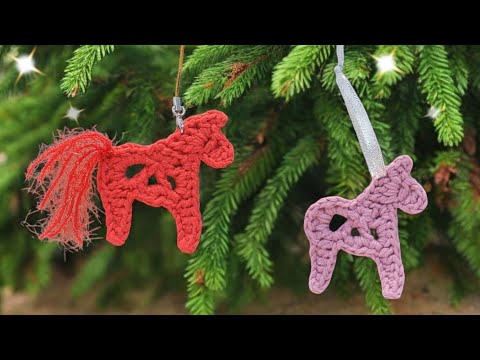 Видео: Самая легкая ЛОШАДКА подвеска-брелок вязаная крючком🐴horse crochet🐎gehäkeltes pferd