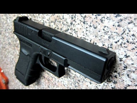 Видео: Стальной пистолет Glock 17 Airsoft (кастом)