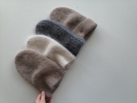 Видео: Шапка резинкой 1*1, закрытие петель на 4 клина.