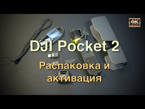 Видео: DJI Pocket 2 📹Распаковка и активация устройства.