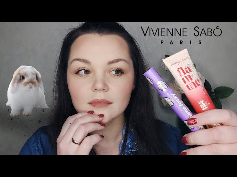 Видео: МАКИЯЖ С VIVIENNE SABO. Тональный крем Flamme 🔥 Тушь для ресниц VOLUME FUZZY 🐇