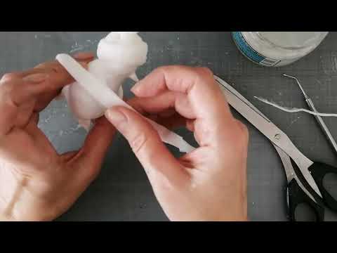 Видео: Делаем шарфик для игрушки из ваты