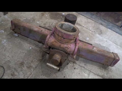 Видео: Ремонт основания колонны гидроманипулятора Велмаш