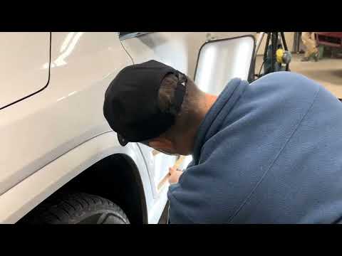 Видео: Ремонт крыла простым  инструментом