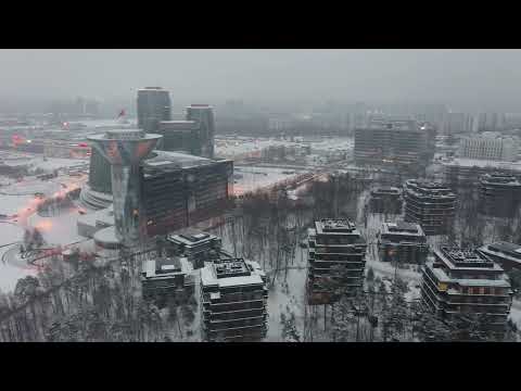 Видео: ЖК ПАРК РУБЛЕВО КРАСНОГОРСК КВАДРОКОПТЕР ВИДЕО  4K