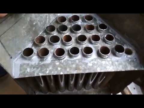 Видео: отопление мастерской,или теплообменник на чудо печь солярагаз..