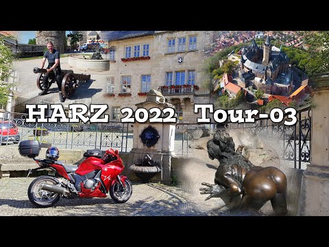 Видео: Honda VFR 1200 , Ведьмы Замки Серпантины , Harz Tour 3