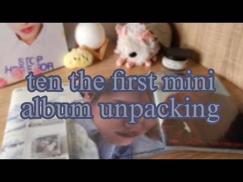 Видео: ten the first mini album "10" unpacking // распаковка альбомов тэна