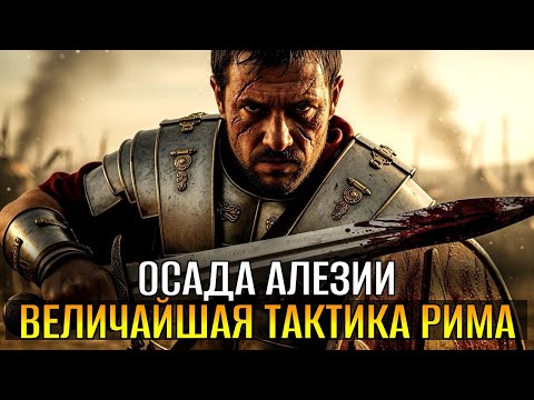 Видео: ТАКТИКА ЧЕРЕПАХИ: 500 Римлян vs 50,000 Галлов - НЕВЕРОЯТНАЯ ОСАДА