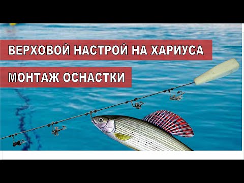 Видео: Верховой настрой на Хариуса - Балда. Монтаж оснастки