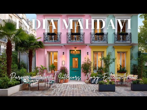 Видео: Красочные интерьеры Индии Махдави в Париже. Уютный эклектичный домашний стиль из Парижа.