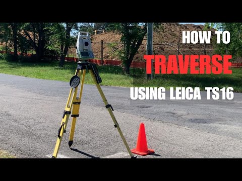 Видео: Мастер геодезии – тахеометр Leica TS16 в действии! 🧭📡