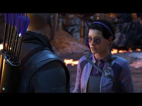 Видео: Игрофильм Marvel's Avengers: Фиолетовая стрела. Без комментариев и на русском языке.