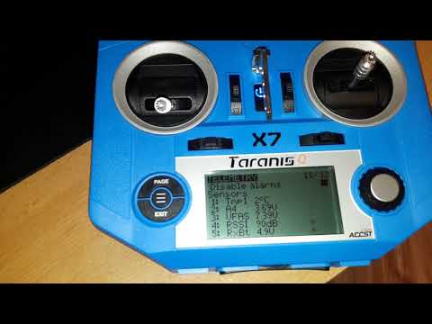 Видео: Телеметрия работает R-XSR Taranis